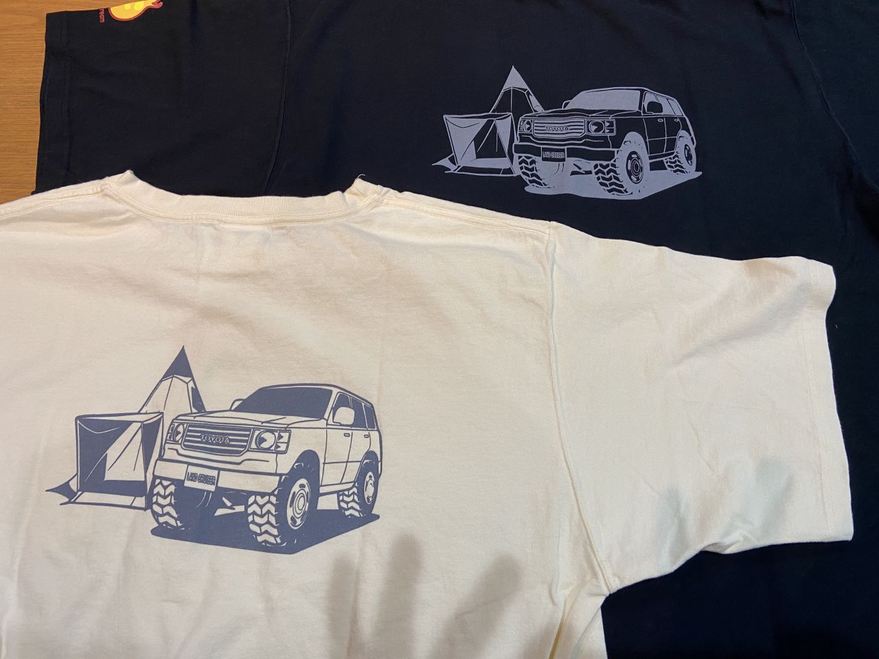 Ogawaテント Fd Classic丸目ランクル80バックプリントイラストtシャツ完成 ハイエース専門店の車中泊できる街乗り仕様 Flexdream Blog