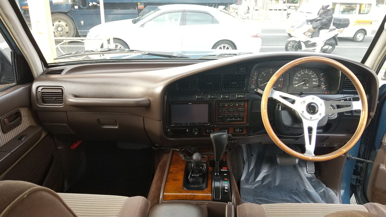 ランドクルーザー80 Vx 丸目換装フェイス アルルブルー 先行アップ ランクル専門店スタッフの独り言 Flexdream Blog