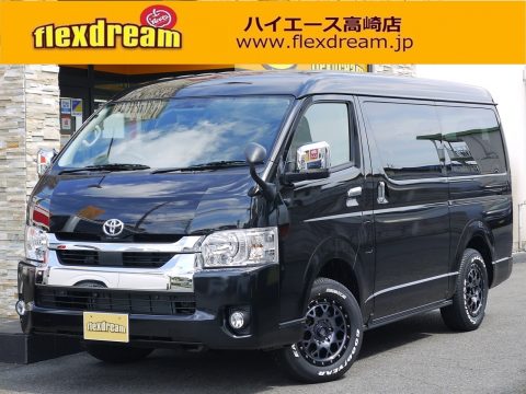 新型ハイエースワゴン　4WD　ベッドキットパッケージ　完成致しました！