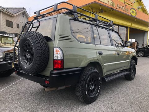 95プラド　ご納車　ARB4×4　LINE-X塗装