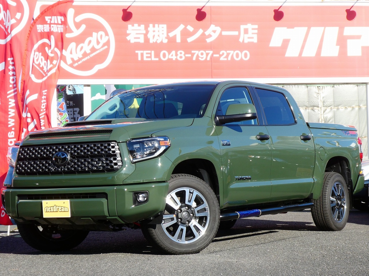 タンドラ　アメリカモデル　ＴＲＤスポーツ　クルーマックス　4ＷＤ　新車　2021年