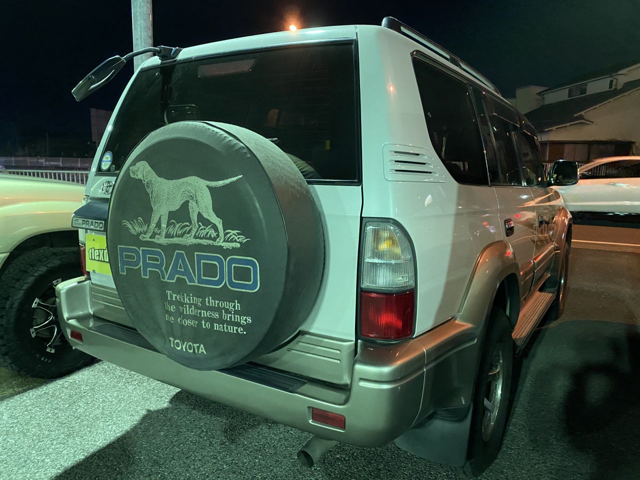 トヨタ ランドクルーザー プラド 95 純正 スペアタイヤカバー