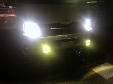 LEDフォグ点灯 LEDフォグ点灯