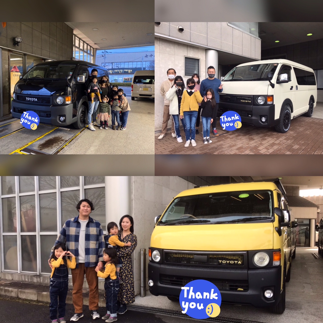 ハイエース仙台東店ご納車の皆様一挙ご紹介♪