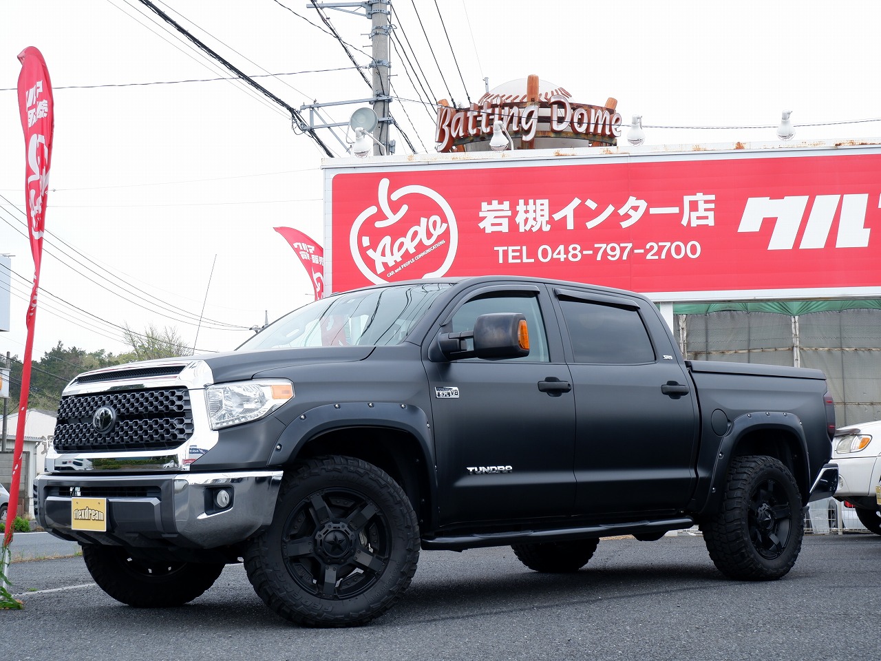 新車並行 タンドラ クルーマックス SR5 4WD リフトアップ ボディフルラッピング つや消しブラック 新車並行 タンドラ クルーマックス SR5 4WD リフトアップ ボディフルラッピング つや消しブラック