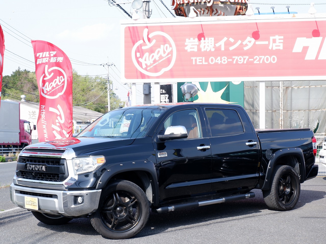 タンドラ　クルーマックス　４ＷＤ　１７９４ＥＤ　ＢＷオーバーフェンダー　地デジナビ