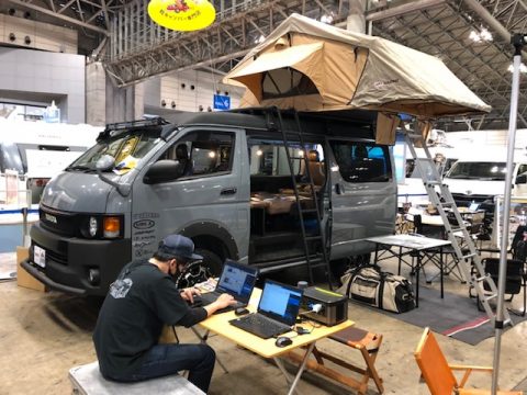 JAPAN CAMPINGCAR SHOW 2021絶賛開催中！！SEDONAブースにflexdreamデモカーも参加中です！