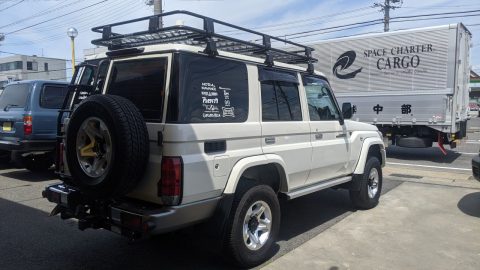 ランクル 76 70 再販モデル ARB 4x4 ルーフラック カスタム　キャンプ