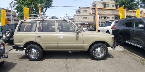 ランドクルーザー80VXLTD サイドビュー ランドクルーザー80VXLTD サイドビュー