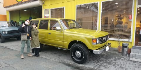 ランドクルーザー80VXLTDご納車のお客様 ランドクルーザー80VXLTDご納車のお客様