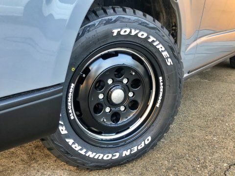 MID：ガルシアシスコ ブラックムーン x TOYO：オープンカントリー