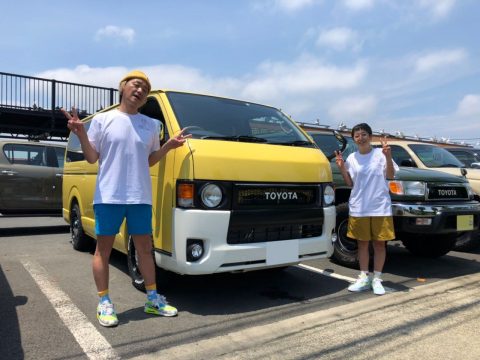 祝ご納車！FD-classicハイエースバン・特注色ヴァージニアイエローのクラシックスタイルカスタム