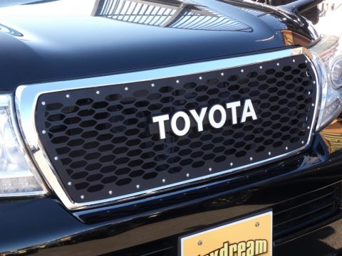 フロントメッシュ加工グリル 横文字エンブレム フロントメッシュ加工グリル 横文字エンブレム
