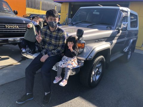 ランクル74 ご納車 ノーマル シルバー ミドルボディ カスタム ロングバンパー 70 76 74 ランクル74 ご納車 ノーマル シルバー ミドルボディ カスタム ロングバンパー 70 76 74