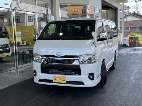 flexdreamハイエース三郷店　マイナーチェンジ後の車が入庫しました！！