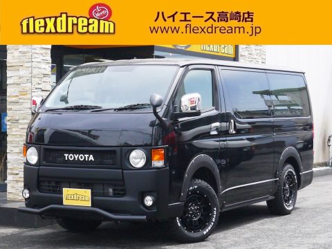 ハイエース　標準ボディバン　FD-BOX7改 vanlife ブラックヴィンテージ仕様　入庫いたしました！