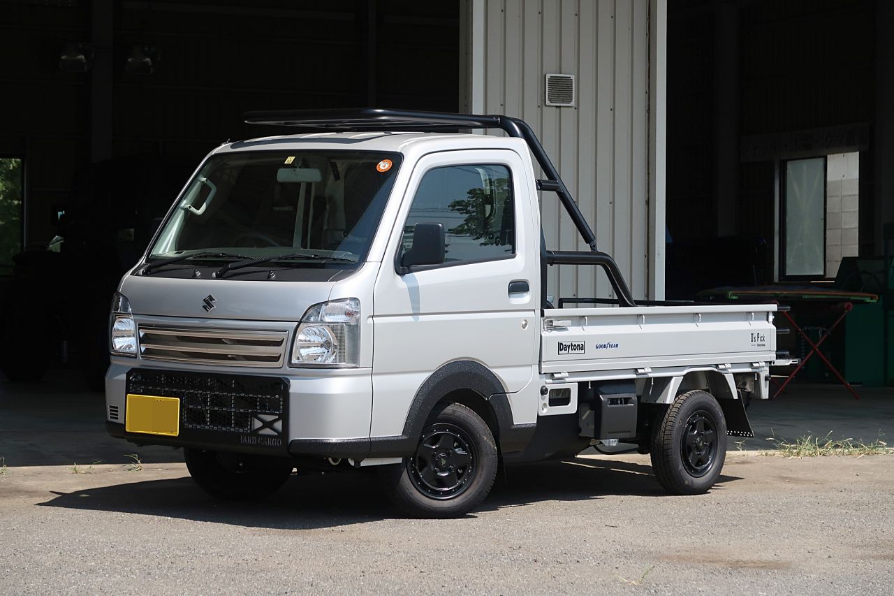軽トラ スーパーキャリーの本気で遊べるスタイリッシュカスタムのご紹介 Line X 自動車部門 公式ブログ Flexdream Blog