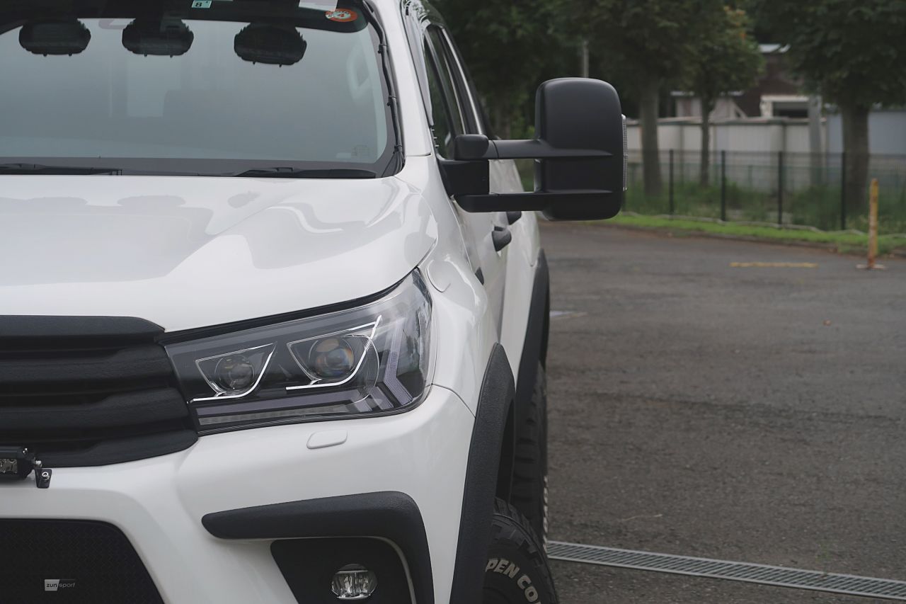 サイドドアマニュアルミラー トヨタ HILIUX TIGER 4WD 1998 - 2004 ハイラックス ピックアップ（ドアミラー｜外装・エアロ