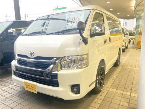 flexdream　ハイエース三郷店　新車カスタムハイエースがあなたを待っています😉