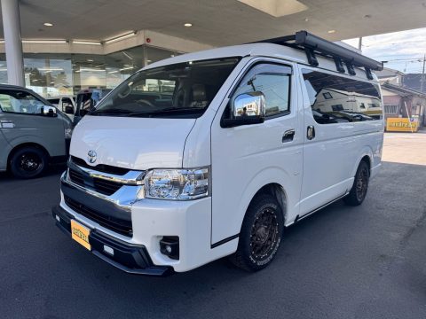flexdreamハイエース三郷店　スタッフ自家用ハイエースワゴンFD-BOX W04紹介！！