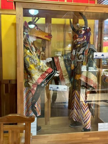 オンギ僧院 展示室 モンゴル 仮面 伝統文化 
