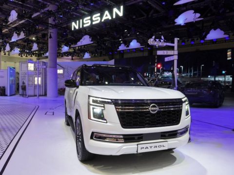 新型日産パトロール フロントビュー モビリティショー2025展示車