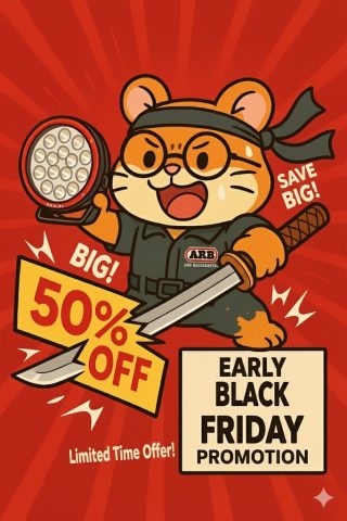 arb-solis-light-black-friday-sale-landcruiser-bullbar-arb-bumper ARB ソリス ライト 半額 ブラックフライデー セール  ARBブルバー