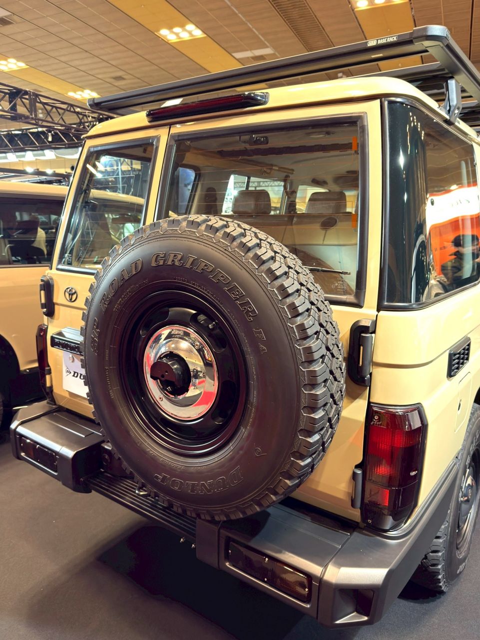 dunlop_sp_road_gripper_fa_225_95r16c_brut_br00_military_black_gdj76w ランドクルーザー76 GDJ76W装着 DUNLOP SP ROAD GRIPPER FA 225/95R16C BRUT BR-00 16x6.5J +38 ミリタリーブラック